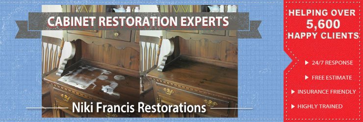 Niki Francis Restorations are experts in Cabinet Restoration