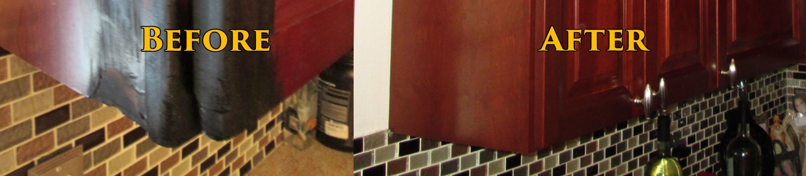 before and after pictures of an old worn out dresser that now looks brand new